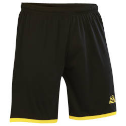 Riga Football Shorts Black/Yellow